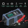 Qoltec Smart Microprocessor Battery Charger with Battery Tester and 12V Repair Function | 6A | LCD | Battery charger for AGM LiFePO4 GEL battery