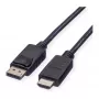 Video Cable Adapter ROLINE 11.45.5780 1m DisplayPort to HDMI Black