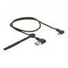 USB Cable DeLOCK EASY-USB 2.0 Type-A to Micro-B Male 0.5m Black