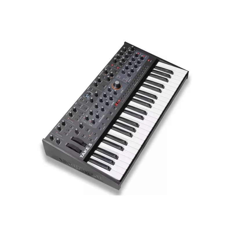 Analog polyphonic synthesizer Sequential Take 5 (SEQ 3500) – hardware poly synth