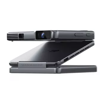 Projector Aurzen AURZEN Zip Projector (Gray) — portable home/business projector