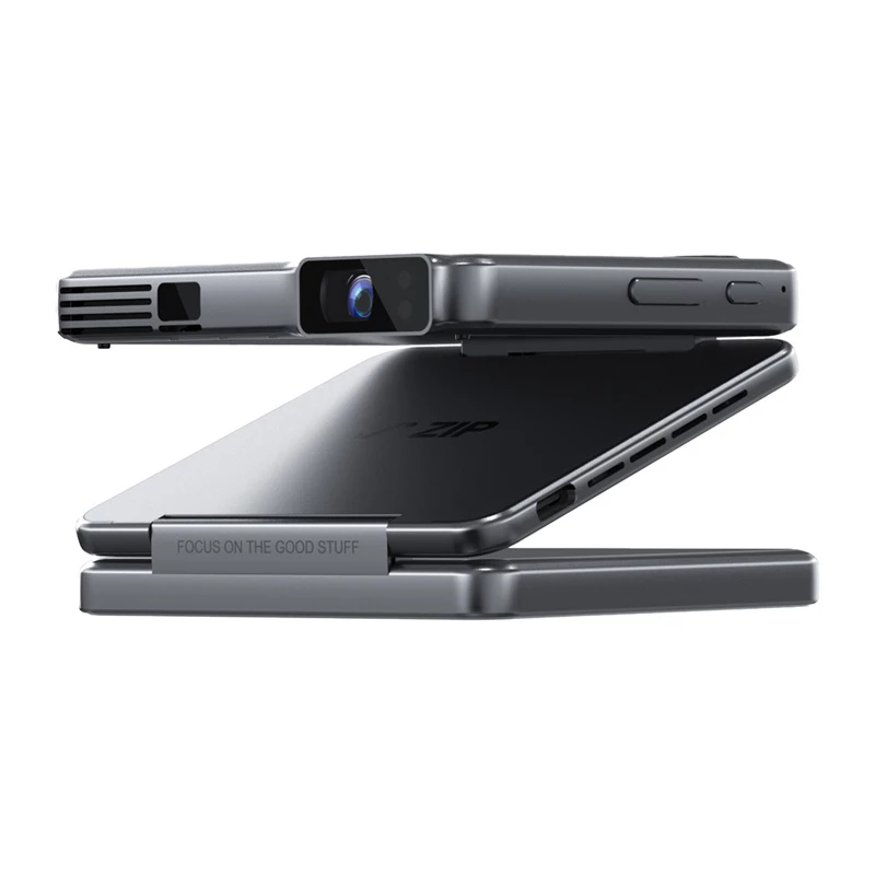 Projector Aurzen AURZEN Zip Projector (Gray) — portable home/business projector
