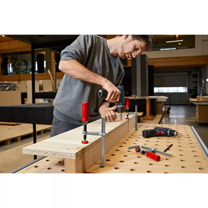 Table clamp Bessey GTR 160/60 for steel construction, clamping force 1600 N