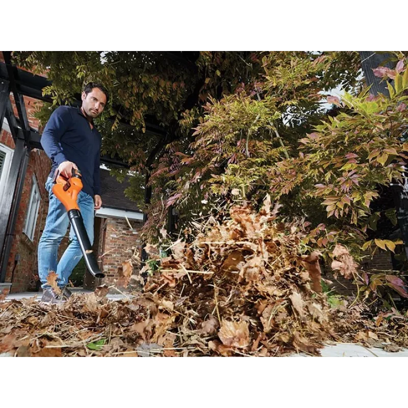 Black & Decker GWC1820PC cordless leaf blower 209 km/h Black, Orange 18 V Lithium