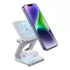 Wireless charger BlitzWolf BW-IW30 3-in-1 fast charging station for iPhone and Samsung, wireless 3-device charging