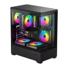 Computer case Darkflash C365 (black) with 5 included fans
