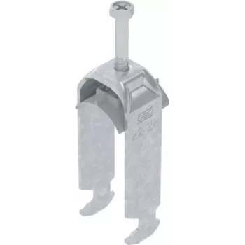 OBO BS-H2-K-28 FT Clamp Bracket 2056 2f 22-28mm hot-dip galvanised 1186223 50 (1186223)