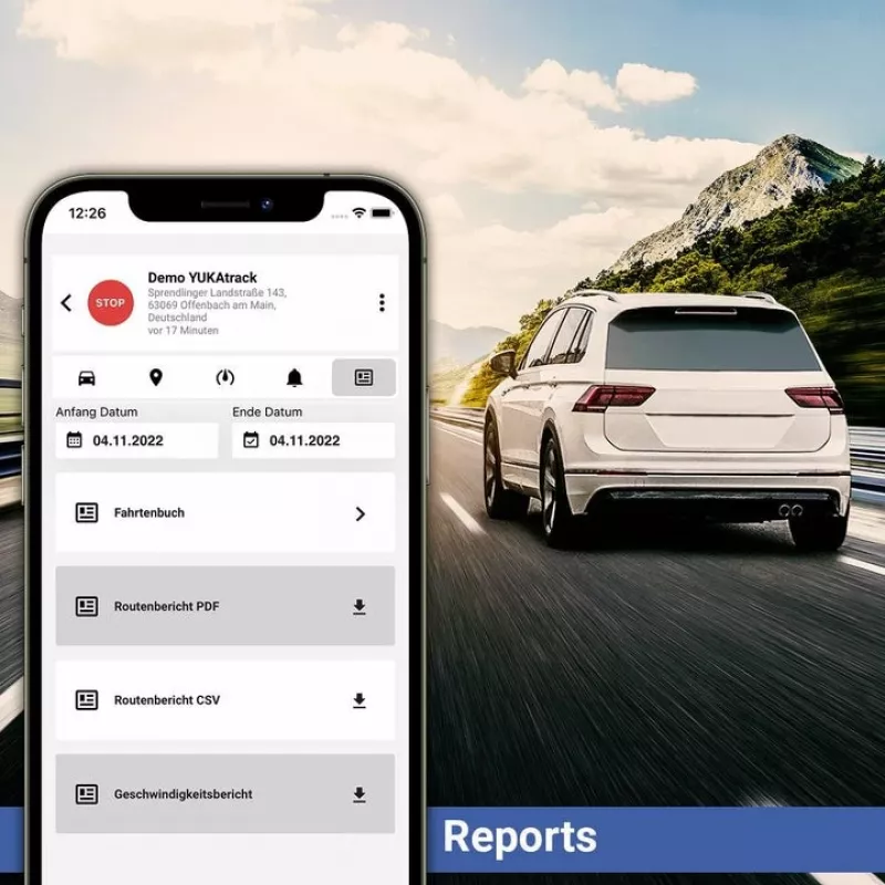 YUKAtrack GPS-Tracker Auto Fahrzeuge LKW mit SIM-Karte und Datenflat Europaweit LIVE Ortung
