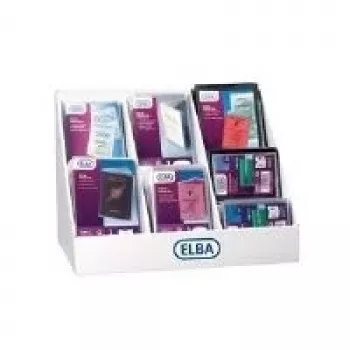 ID Card Holder Elba 100210646 PVC transparent sleeve 85 x 130 mm, pack of 20