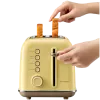 BUYDEEM 2 Slice Toaster, model DT620E, color Mellow Yellow, EU