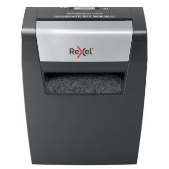 Rexel Momentum X406 Cross Cut Paper Shredder P4, Particle-cut shredding, 4 x 28 mm, 15 L, 125 sheets, 70 dB, Buttons