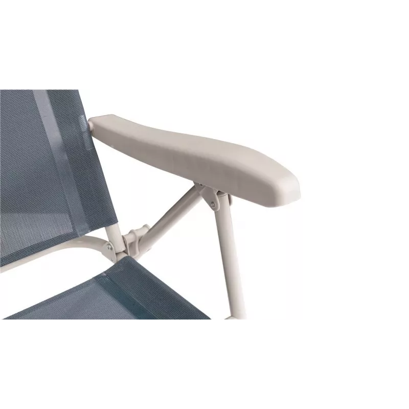 Camping chair Outwell Cromer — 2-leg folding chair, max load 120 kg, weight 5.4 kg, blue