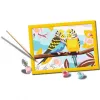 CreArt - Colourful budgerigars, Painting