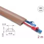 Cable sleeve DELOCK 20764 Brown PVC 1 pc