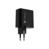 Wired Mobile Device Charger NATEC NUC-2143, 45W, USB-C PD 3.0 + USB-A QC 3.0, 110–240V, Black