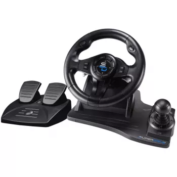 Subsonic SA5596-NG Gaming Controller Black USB Steering Wheel Pedals 270°