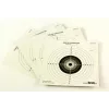 Paper target discs broń.pl 17 × 17 cm, paper, 100 pcs