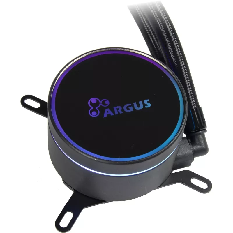 All-in-one liquid cooler INTER-TECH LC-360 RGB — 12 cm fan, hydraulic bearing, black