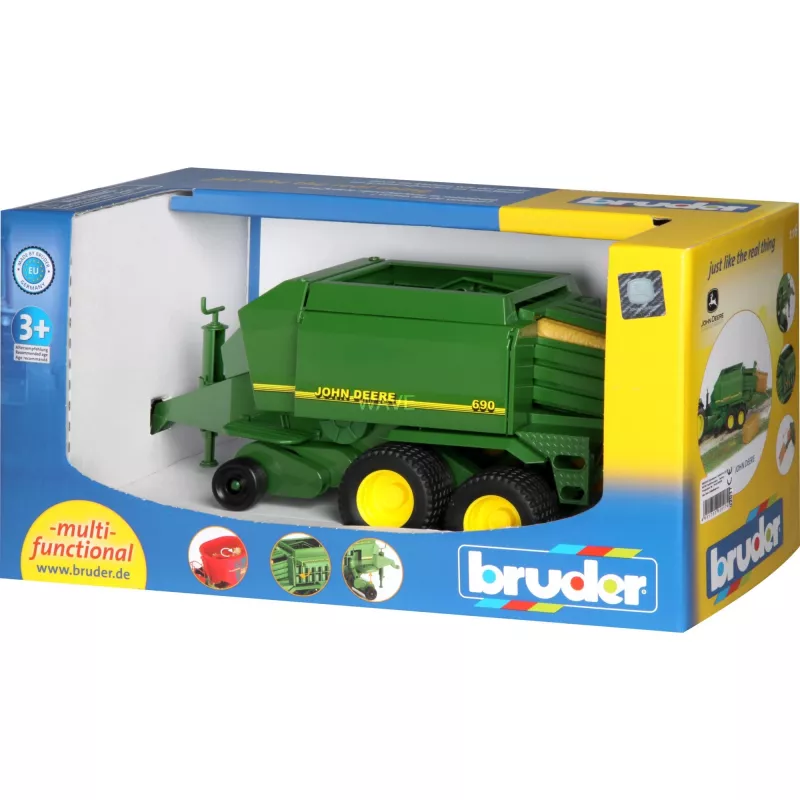 Toy play vehicle and play track BRUDER 02017, plastic, suitable for ages 3 and up, colours black/green/yellow