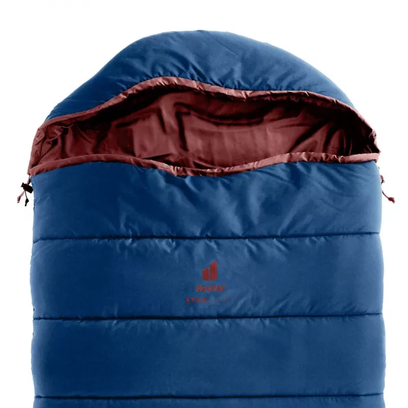 Deuter children's sleeping bag Starlight SQ (130-170 cm) - nightblue/redwood
