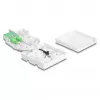 Optical Fiber Connection Box DELOCK 2 x SC/APC Simplex with 30 m G.657.A1 drop cable set