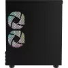 PC Micro Tower Thermaltake View 170 WS ARGB — Micro chassis, Black, supports PS2 PSU, 2x 120 mm side + 1x 120 mm rear fans, 2.5/3.5 inch HDD