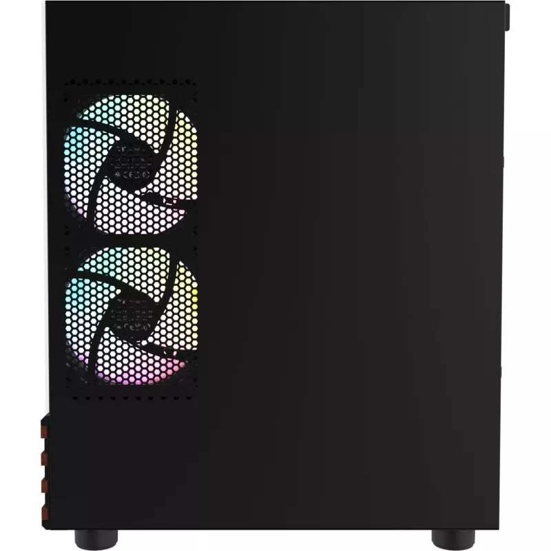 PC Micro Tower Thermaltake View 170 WS ARGB — Micro chassis, Black, supports PS2 PSU, 2x 120 mm side + 1x 120 mm rear fans, 2.5/3.5 inch HDD