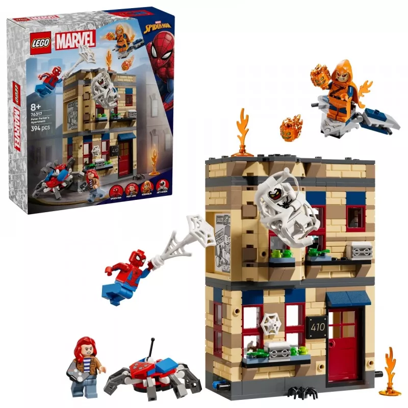 LEGO Marvel set 76317 Peter Parker's Apartment with Spider-Man minifigure