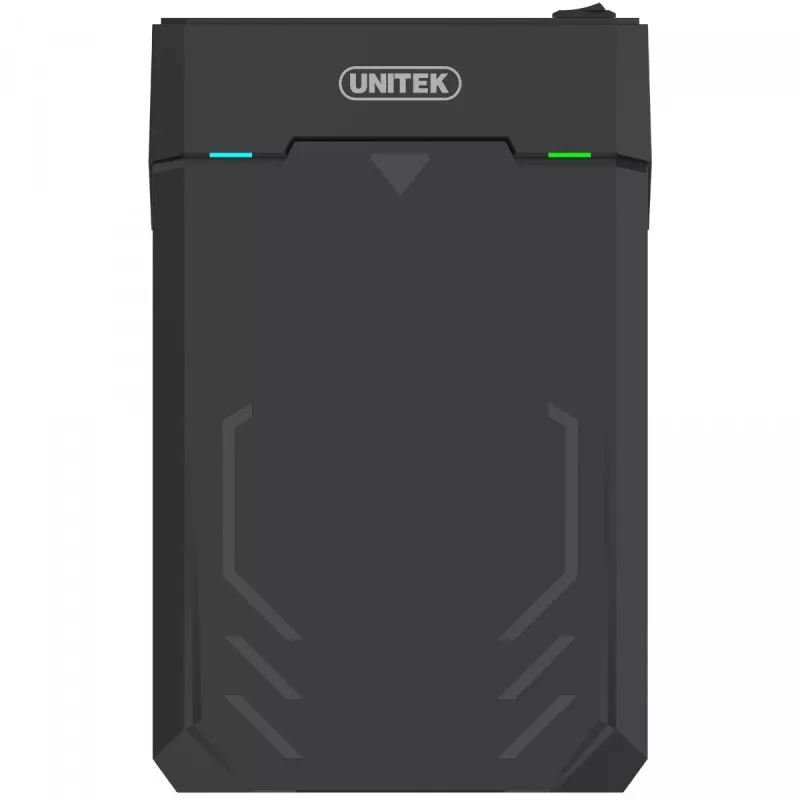 HDD/SSD enclosure Unitek Y-3035 — 2.5/3.5 inch SATA, USB 3.2 Gen 1 (USB Type-B), 6 Gbit/s, black, AC adapter