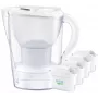 Brita Marella XL jug + 4 Maxtra cartridges (white)