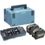 MAKITA 191Y97-1 - Power Source-Kit Suitable for XGT-Devices (40V XGT Lithium-Ion | consisting of 2x BL4080F Battery 8,0 Ah , DC40RB Dual fast charger, Carry Case) (191Y97-1)