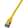 LogiLink CQ9037S Network Cable 1 m Cat6a S/FTP (S-STP) Yellow (CQ9037S)