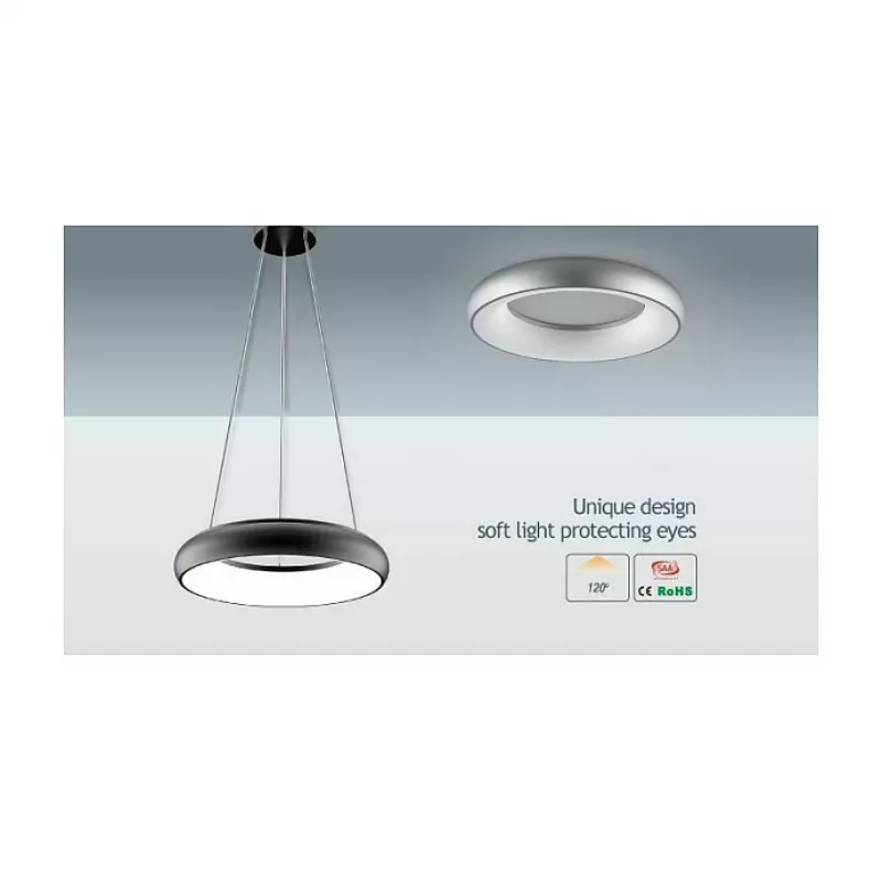 Synergy 21 LED Rundleuchte Donut nw Silver 25w