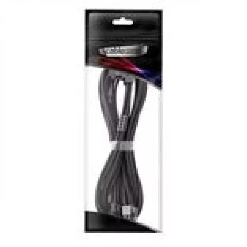 PCIe power extension CableMod C-Series Pro Variant A 90° 16-pin to 2×8-pin black
