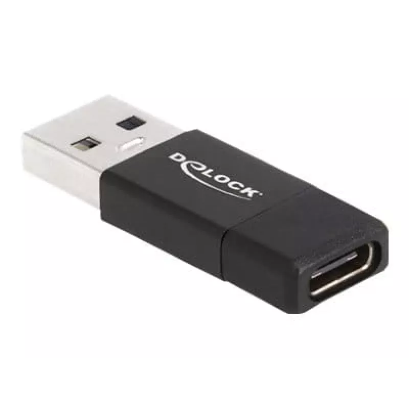DeLOCK 60001 Cable Gender Changer USB A USB C Black