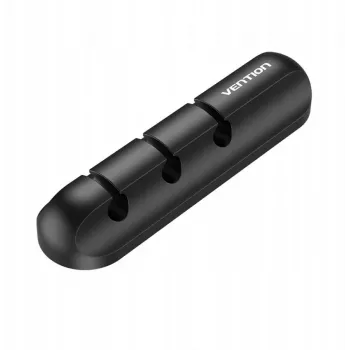 Vention 5-port cable organiser, 2 pcs, black