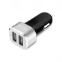 Car charger 2xUSB 2.4A aluminium