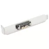 Computer cooling system accessory Aqua‑Computer 53290 — stainless steel, black, single piece