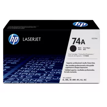 HP Toner 92274A (74A) - Black - Capacity: 3.350 Pages (92274A)