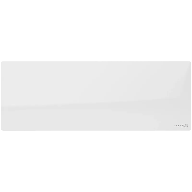 AENO Premium Eco Smart Heater, 700W, Tempered glass, Infrared+convection heating type, Led display Plug type: Europe (E/F type), WHITE