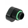 Barrow G1/4 inch Extension Offset MF 14 – angled fitting for liquid cooling, black, model TX360PZ b