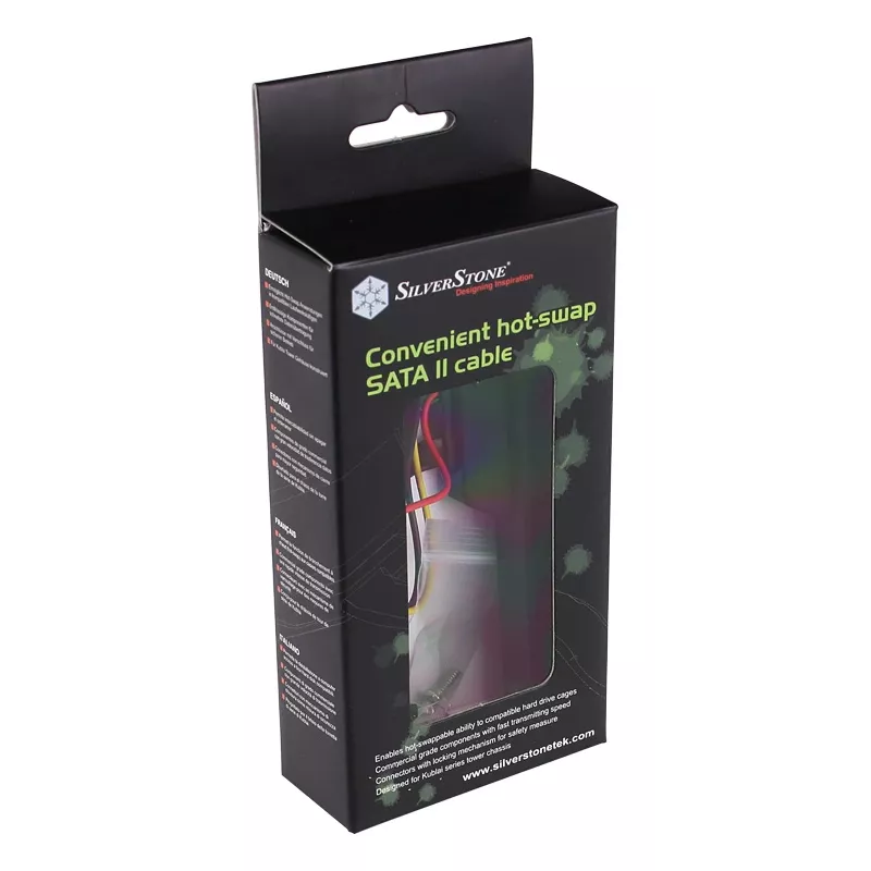 SATA Cable Silverstone CP05 0.5m Black