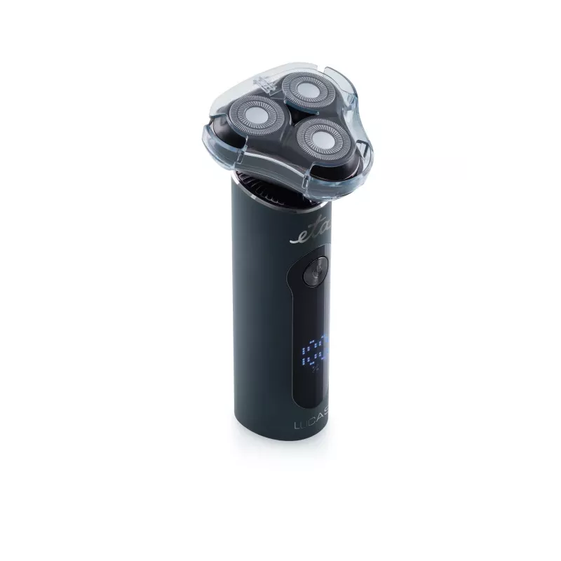 Electric rotation shaver and trimmer ETA LUCAS with 3 rotary heads, built-in Li‑Ion battery, 150 min operating time, black