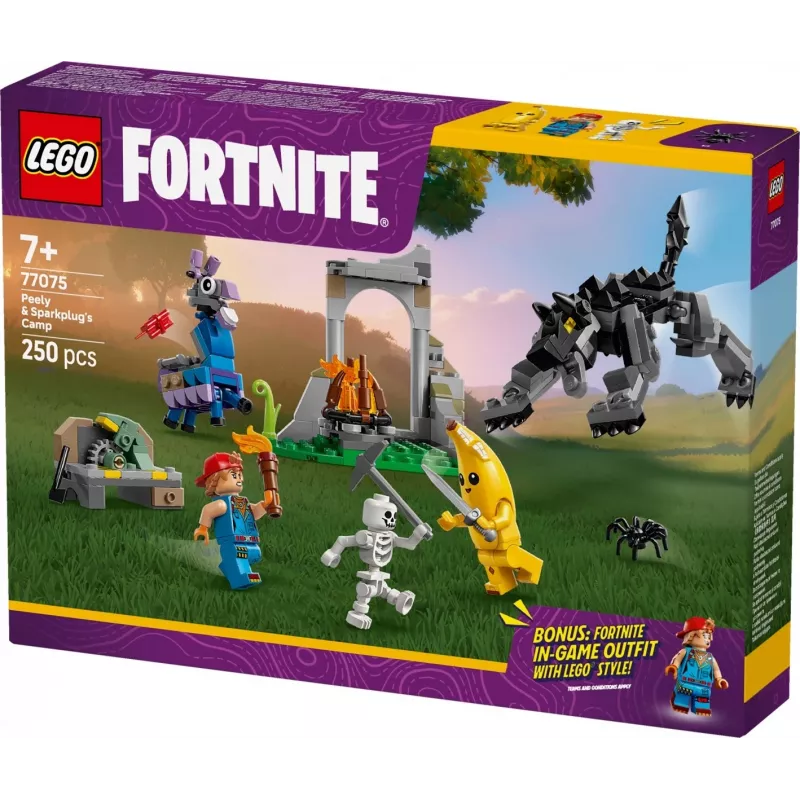 LEGO FORTNITE 77075 Peely & Sparkplug's Camp