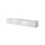 Cama TV Stand SLIDE 200 White Gloss 2000mm Low Media Console with Sliding Doors