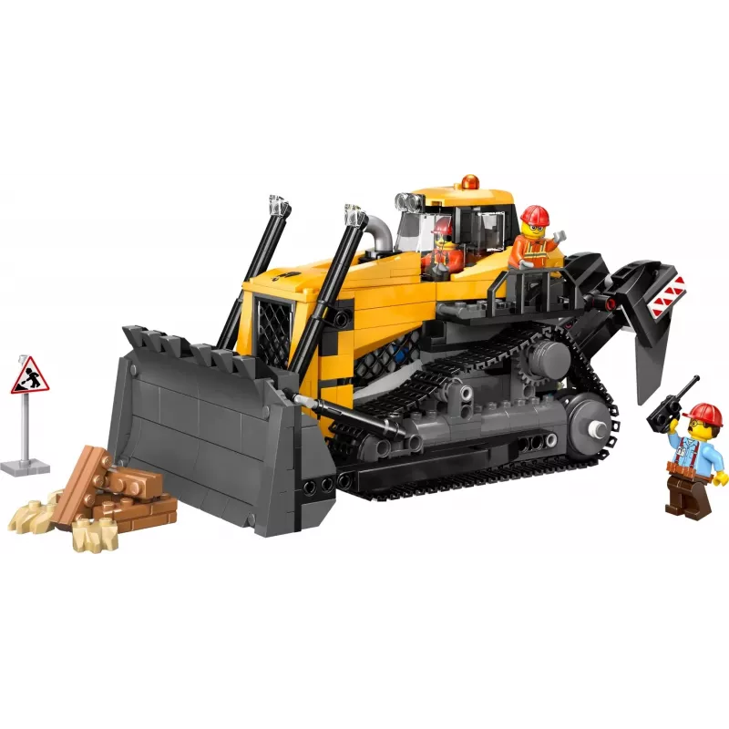 Toy construction bulldozer LEGO 60466, City series, 682 pieces, 3 minifigures, recommended age 8+, size 120×240×130 mm