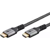 Plus High-Speed-HDMI-Kabel mit Ethernet, 4K @ 60Hz (grau, 15 Meter)