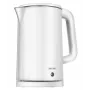 Electric kettle MPM 1.7 L 2200 W stainless steel housing, buttons, adjustable thermostat, safety lock