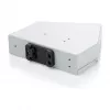 DIN rail fiber optic splice distributor DIGITUS DN-96894 — angled, 6 SC SX / LC DX, aluminium, grey