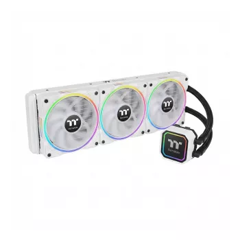 120mm Thermaltake TS140 EX RGB White 3-pack case fans, PWM, white blades and frame
